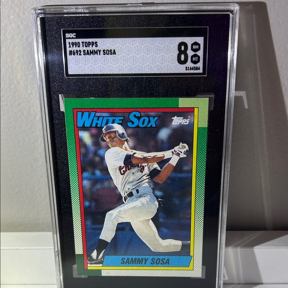 1990 Topps Sammy Sosa RC-SGC 8